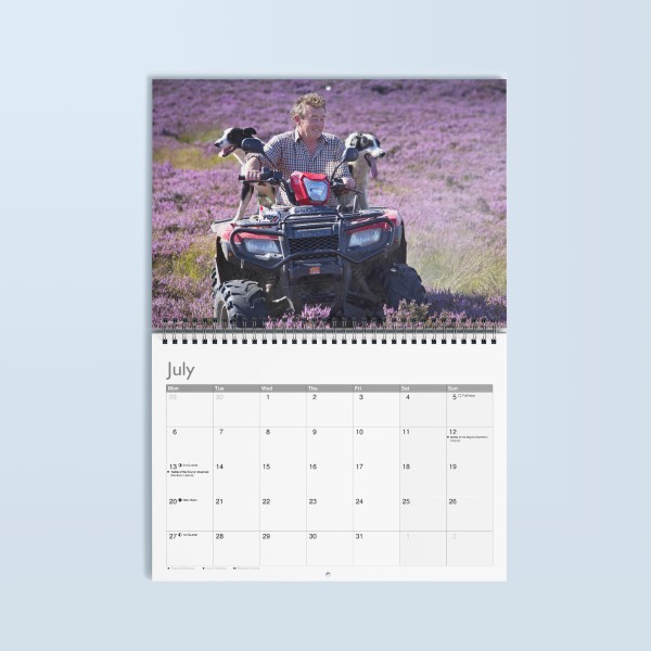 Wiro Bound & Drilled Calendars